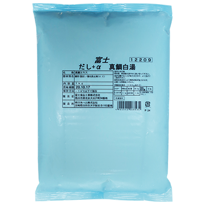 富士食品　だし+α　真鯛白湯　1kg×10袋